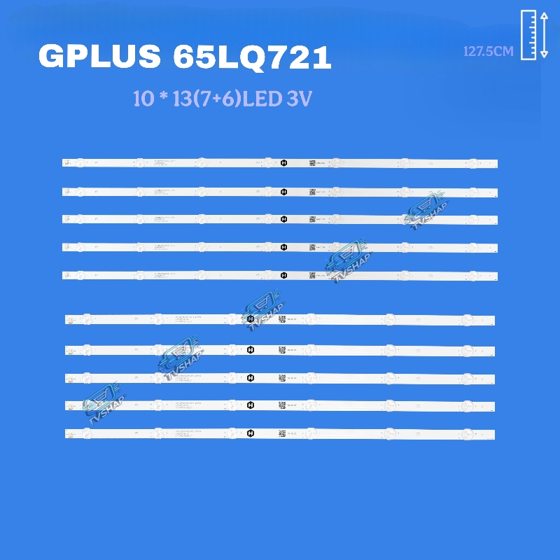 بک لایت تلویزیون جی پلاس مدل 65LQ721 نور آبی ,65LQ721S